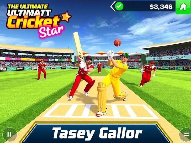 Ultimate Cricket Star Gameplay Screenshot